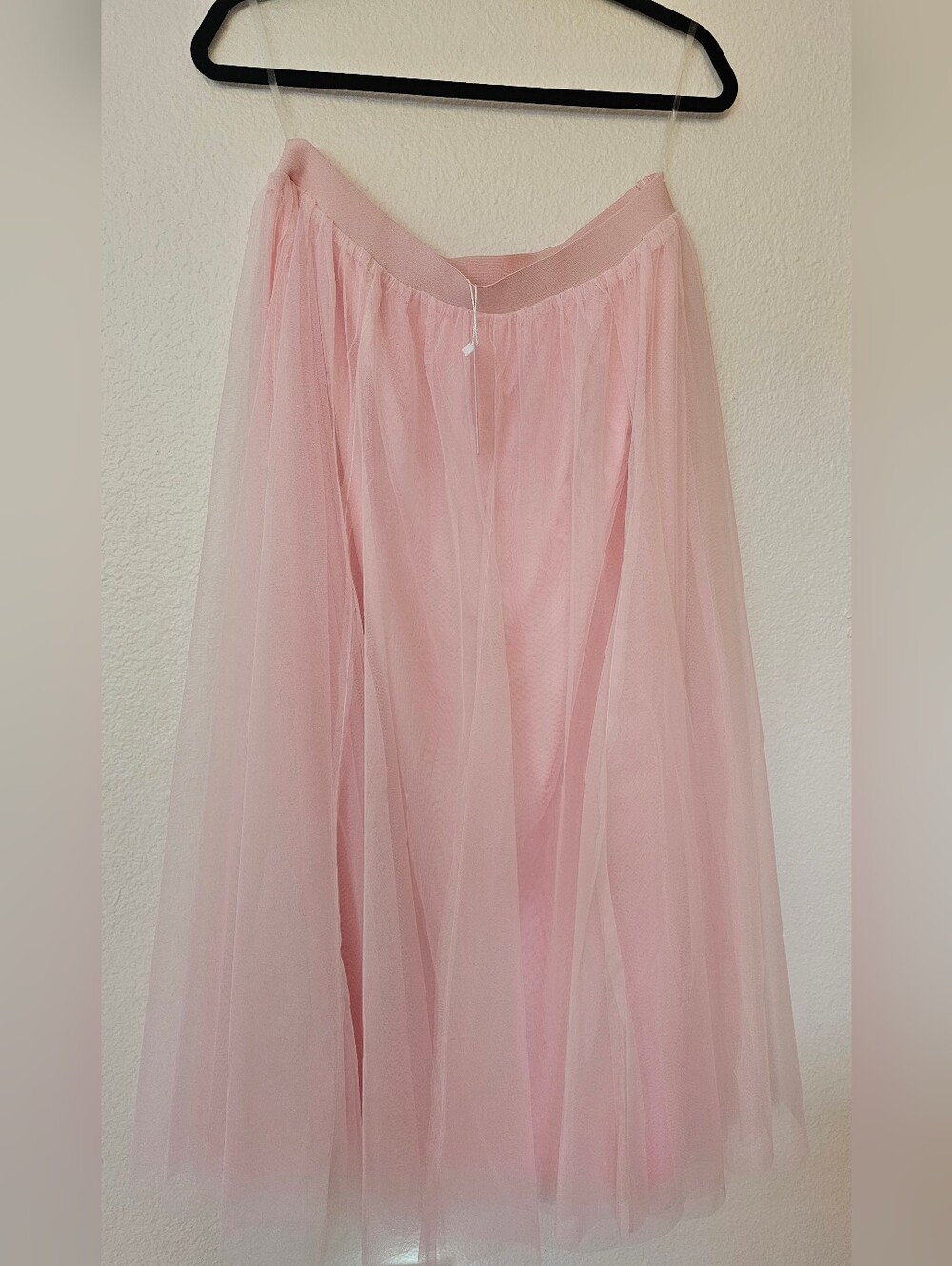 Baltic Born Light Pink Tulle Maxi Skirt
